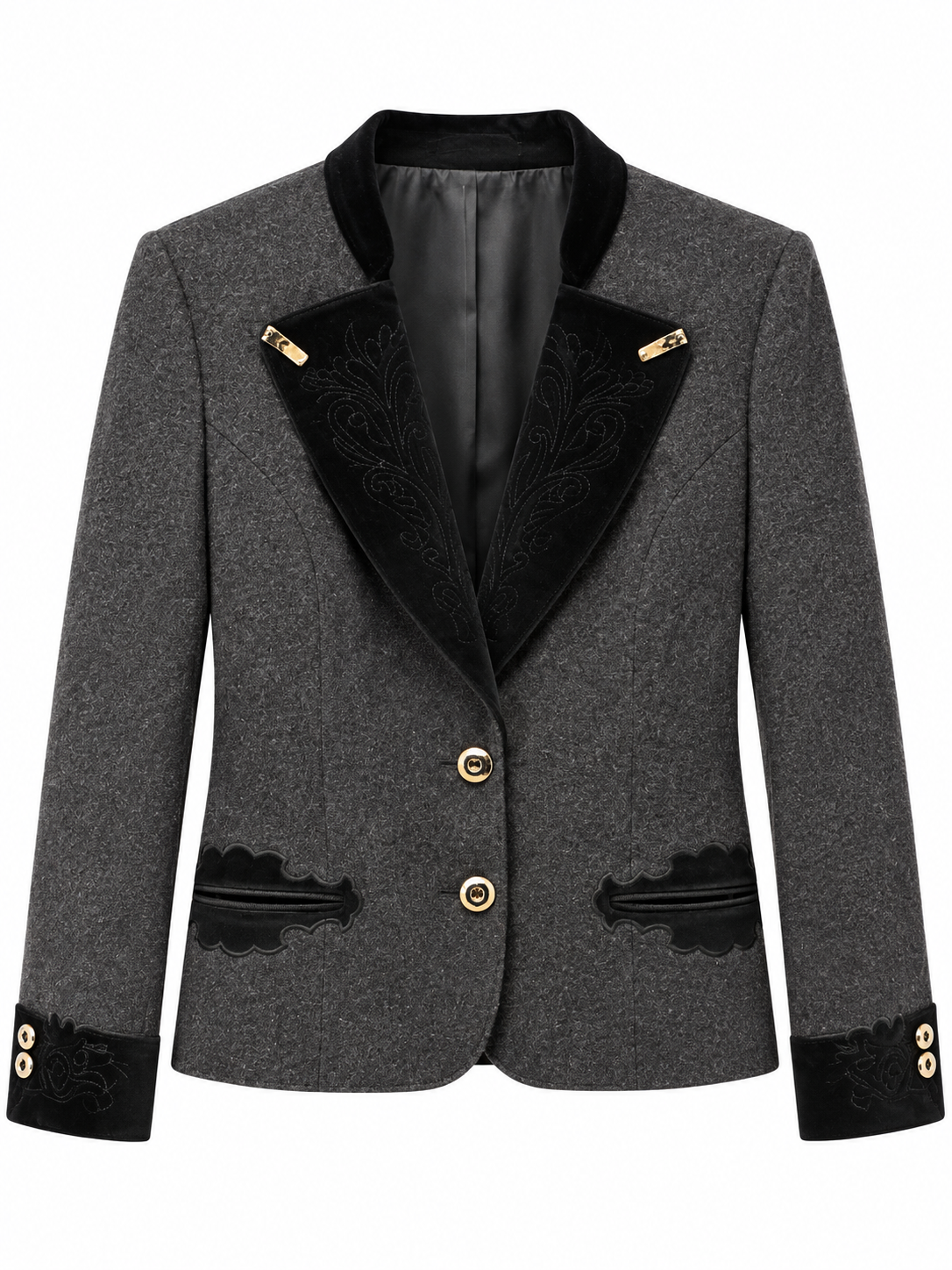 Blazer Sin Marca T.U Gris
