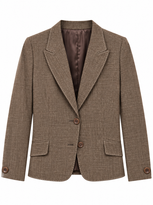 Blazer Sin Marca T.U Marron