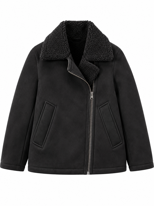Chaqueta abrigada Mango T.S Negro