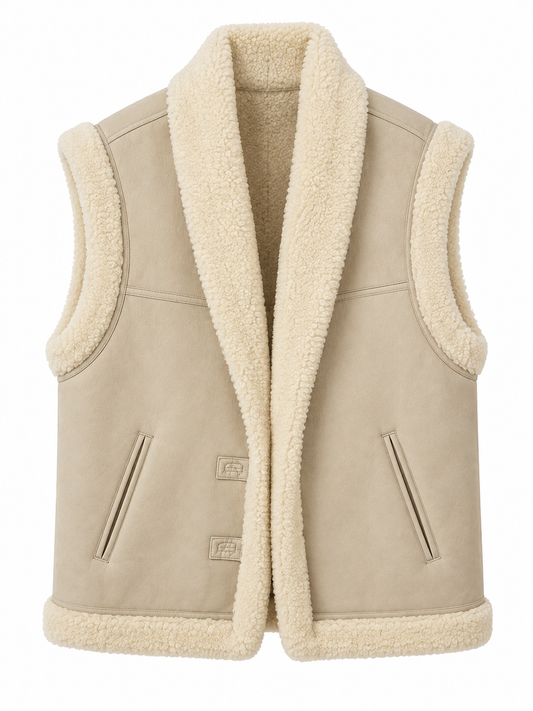 Chaleco Mango T.M Beige