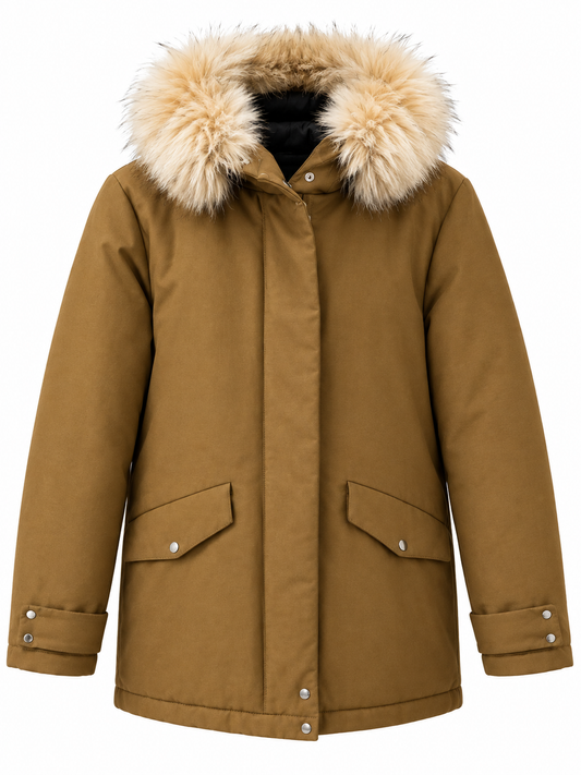 Chaqueta abrigada Mango T.XS Camel