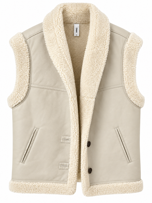 Chaleco Mango T.S Beige