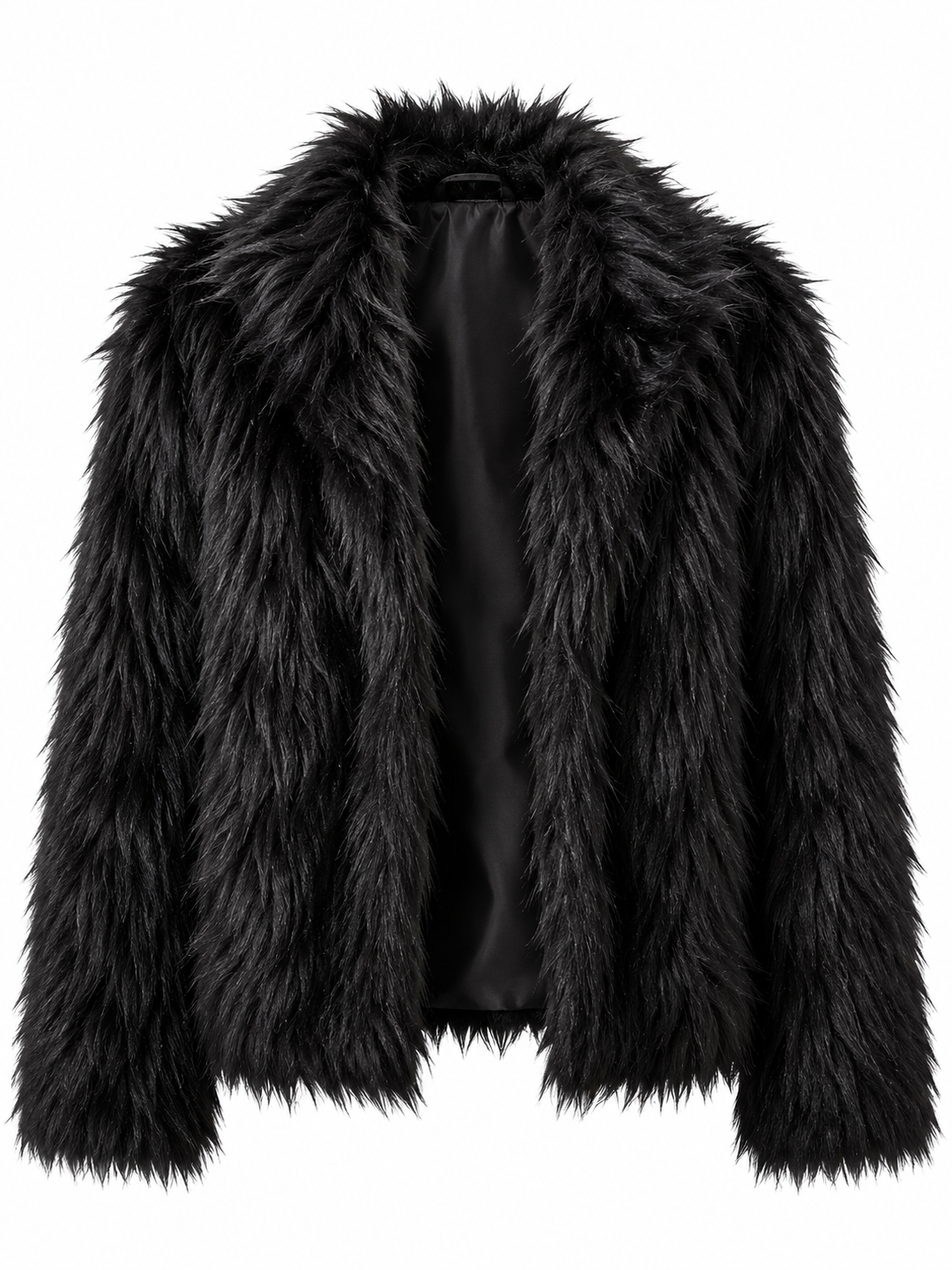 Chaqueta abrigada Fashion Nova T.U Negro