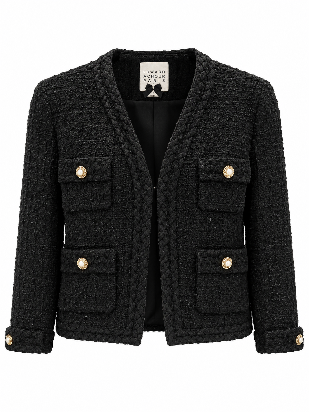 Blazer Edward Achour Paris T.U Negro