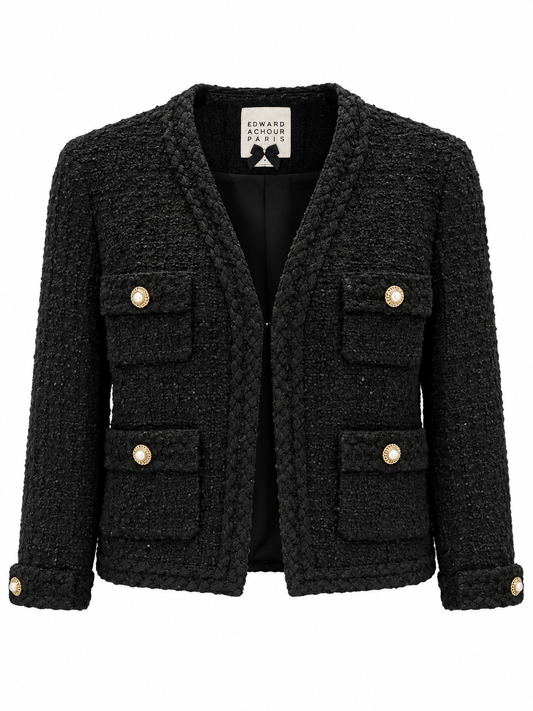 Blazer Edward Achour Paris T.U Negro