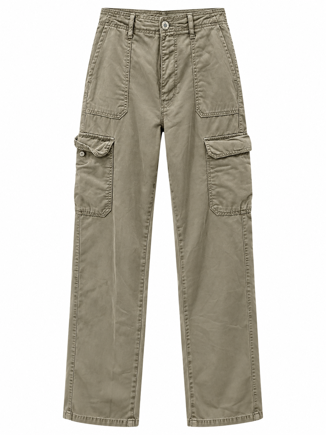 Pantalon Zara T.34 Verde