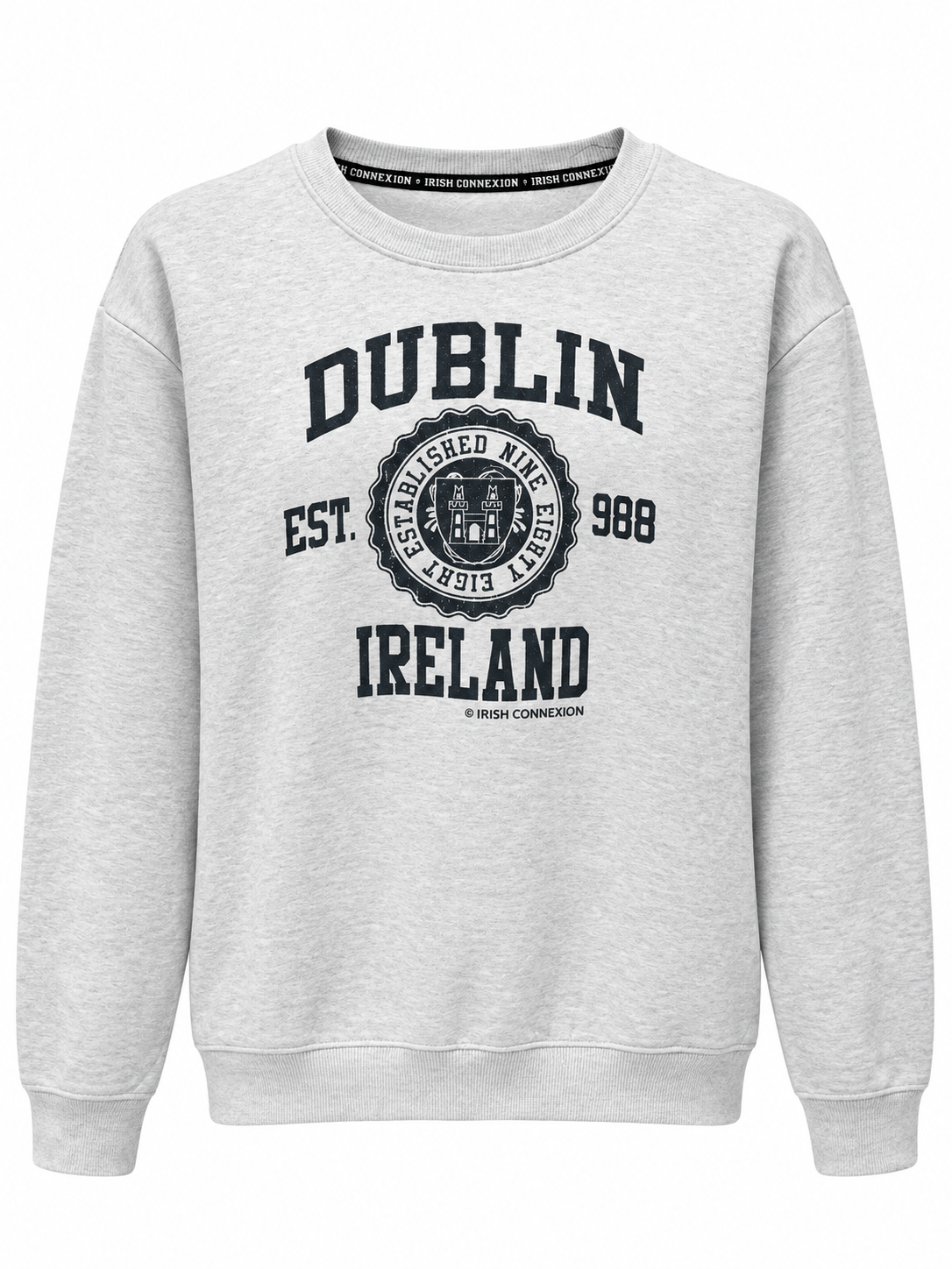 Sudadera Irish Connexxion T.M Gris