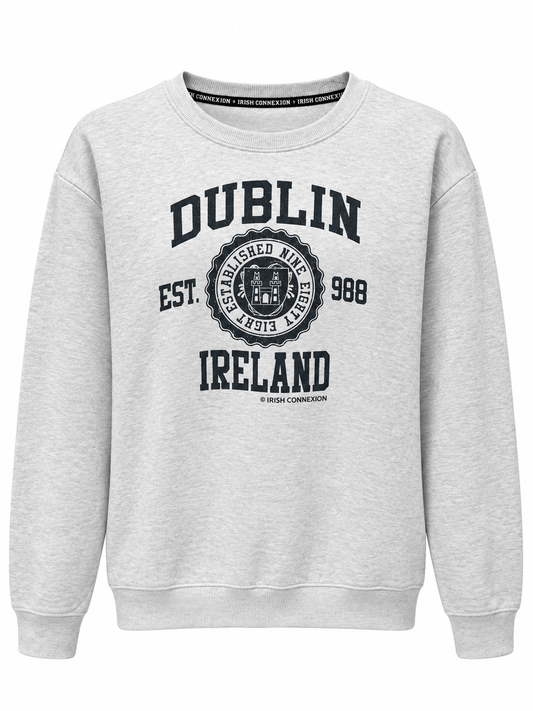 Sudadera Irish Connexxion T.M Gris
