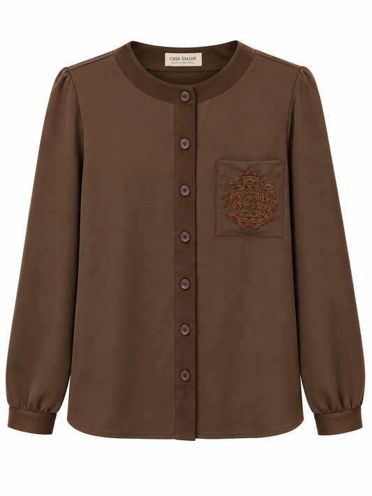 Camisa Sin Marca T.U Marron