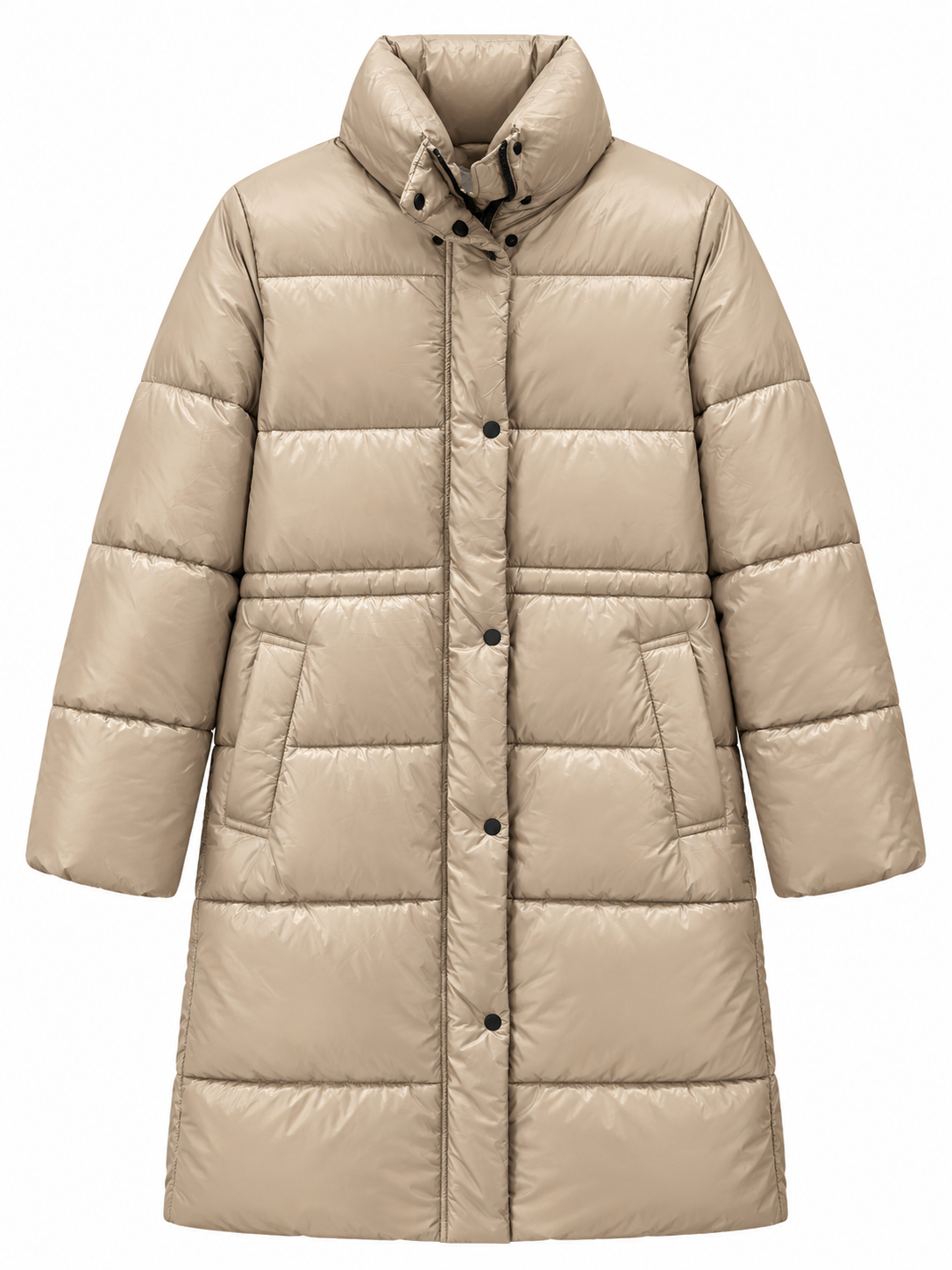 Chaqueta abrigada Mango T.M Beige