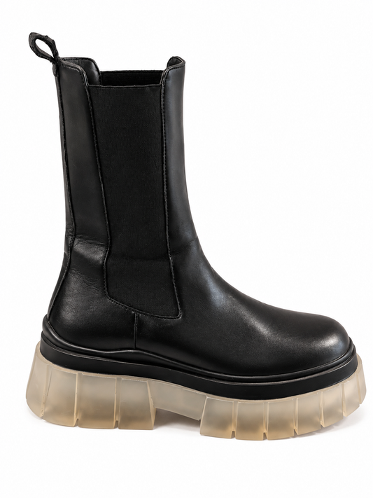 Bota Bershka T.39 Negro