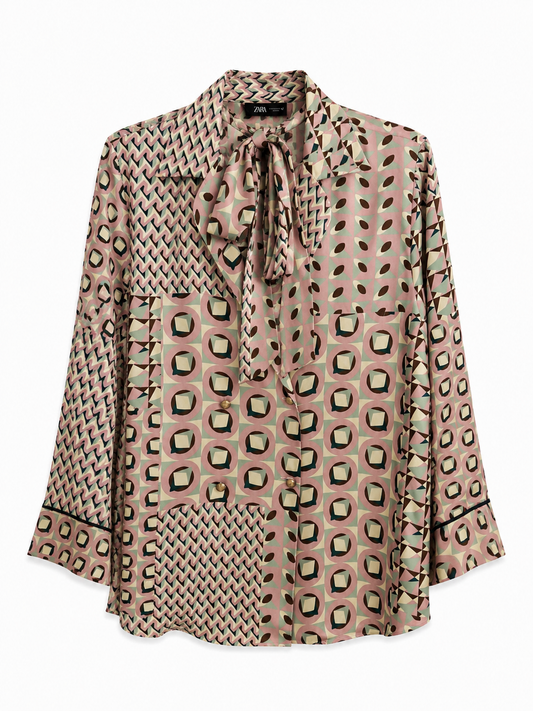 Camisa Zara T.L Estampado