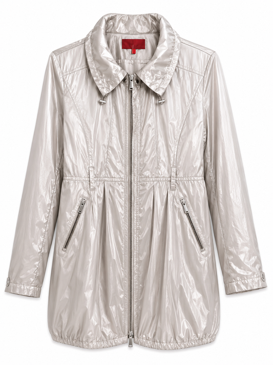 Chaqueta abrigada Sin Marca T.U Plateado