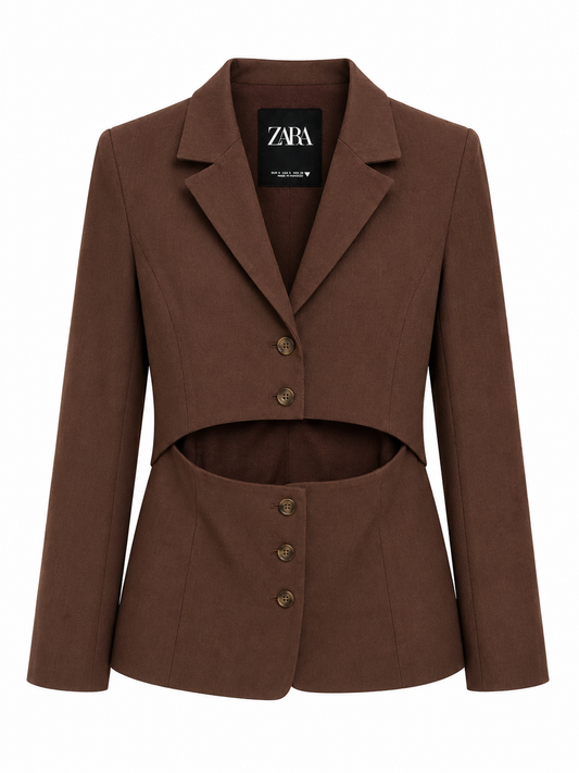 Vestido Zara T.XS Marron