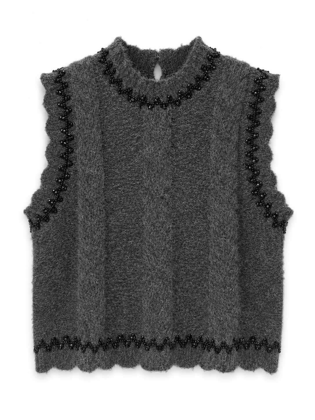 Chaleco Zara T.M Gris