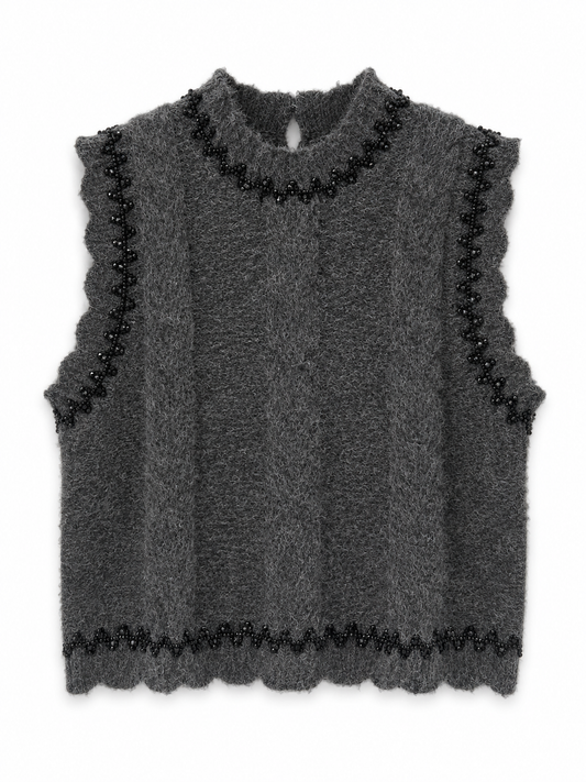 Chaleco Zara T.M Gris