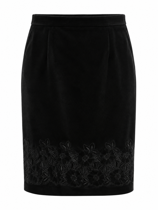 Falda Sin Marca T.44 Negro