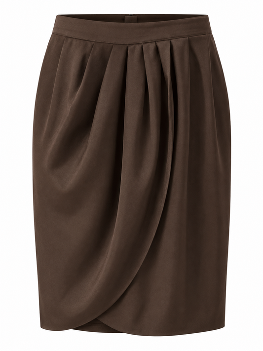 Falda Sin Marca T.U Marron