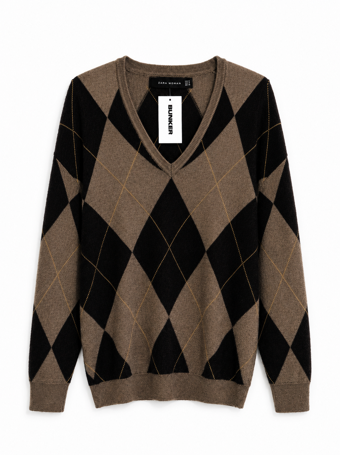 Jersey Zara T.M Marron