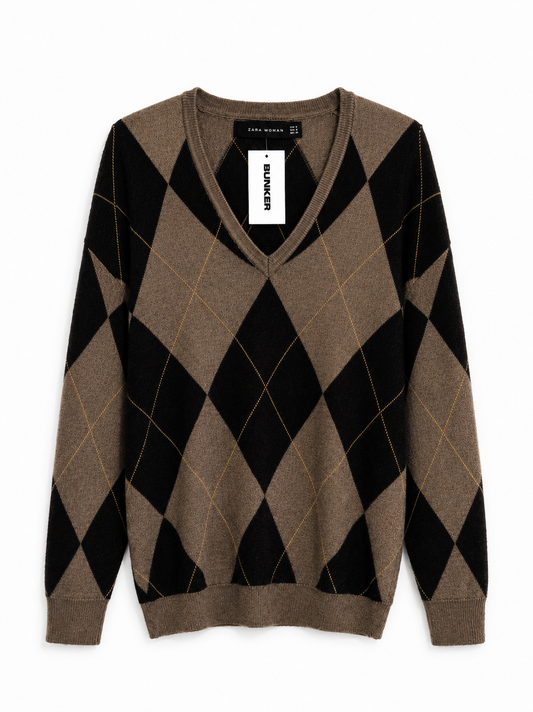 Jersey Zara T.M Marron