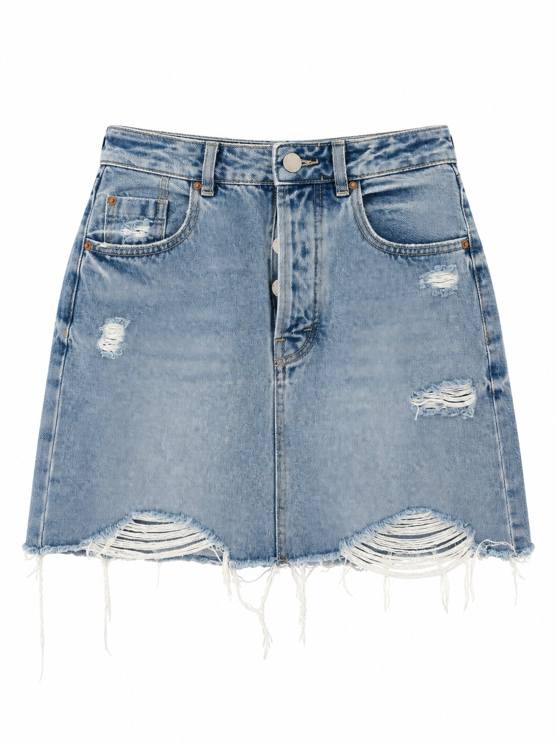 Falda Stradivarius T.36 Jean