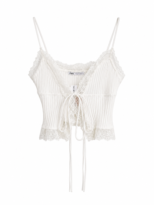 Top Zara T.S Blanco