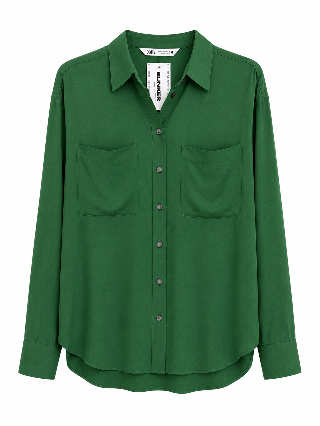 Camisa Zara T.M Verde