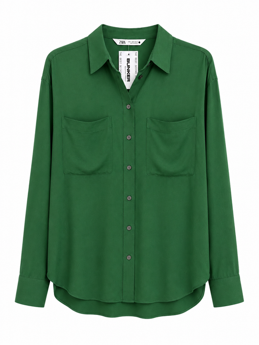 Camisa Zara T.M Verde