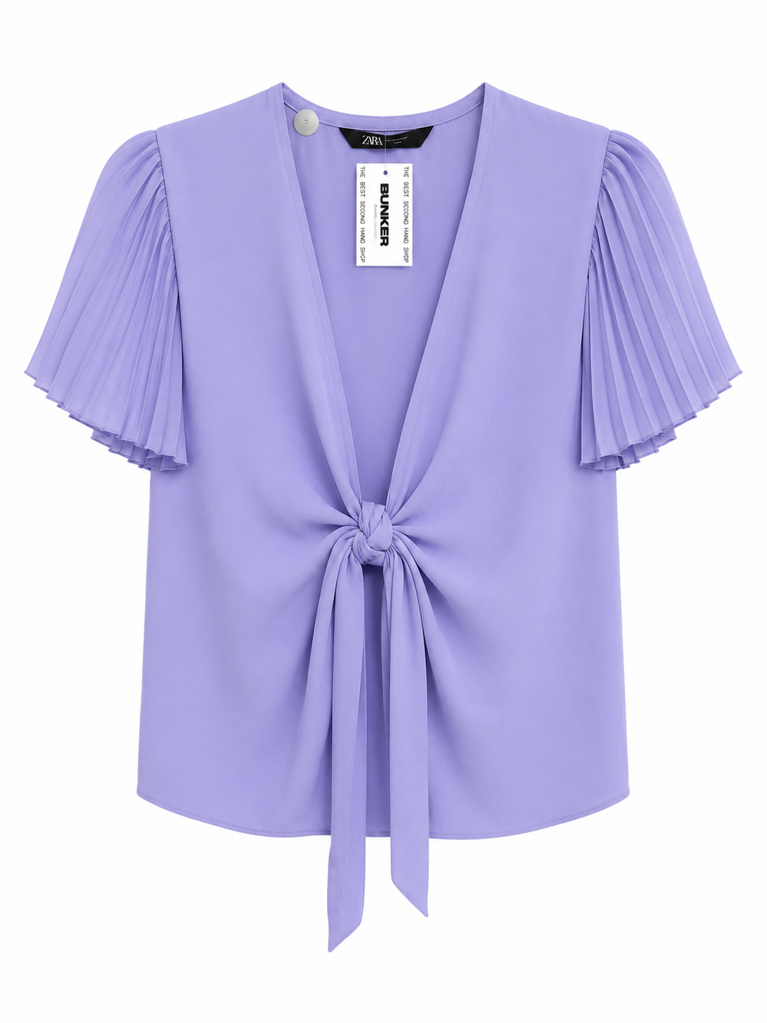 Camisa Zara T.xs Violeta