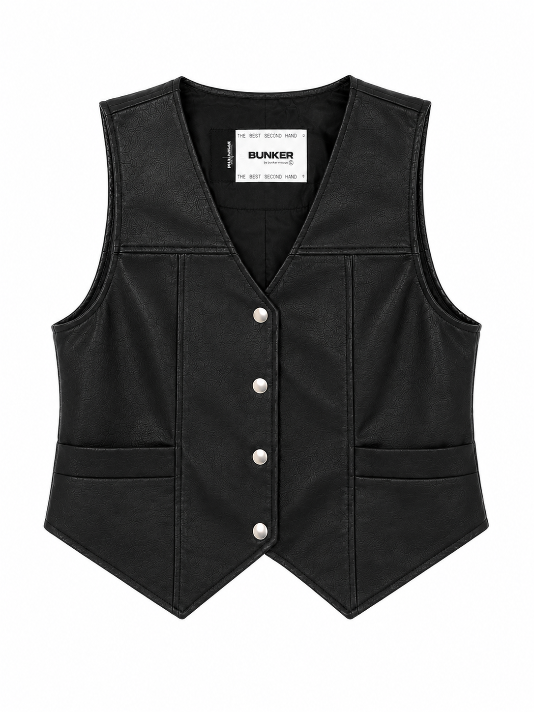 Chaleco Pull and Bear T.S Negro