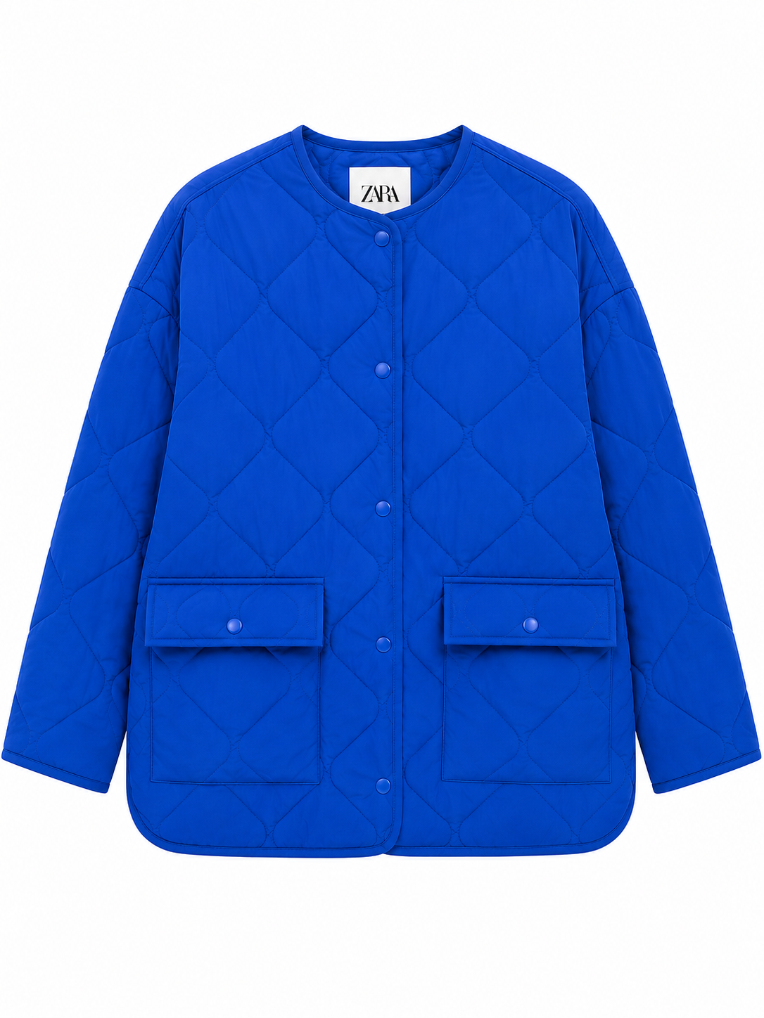 Chaqueta abrigada Zara T.M Azul