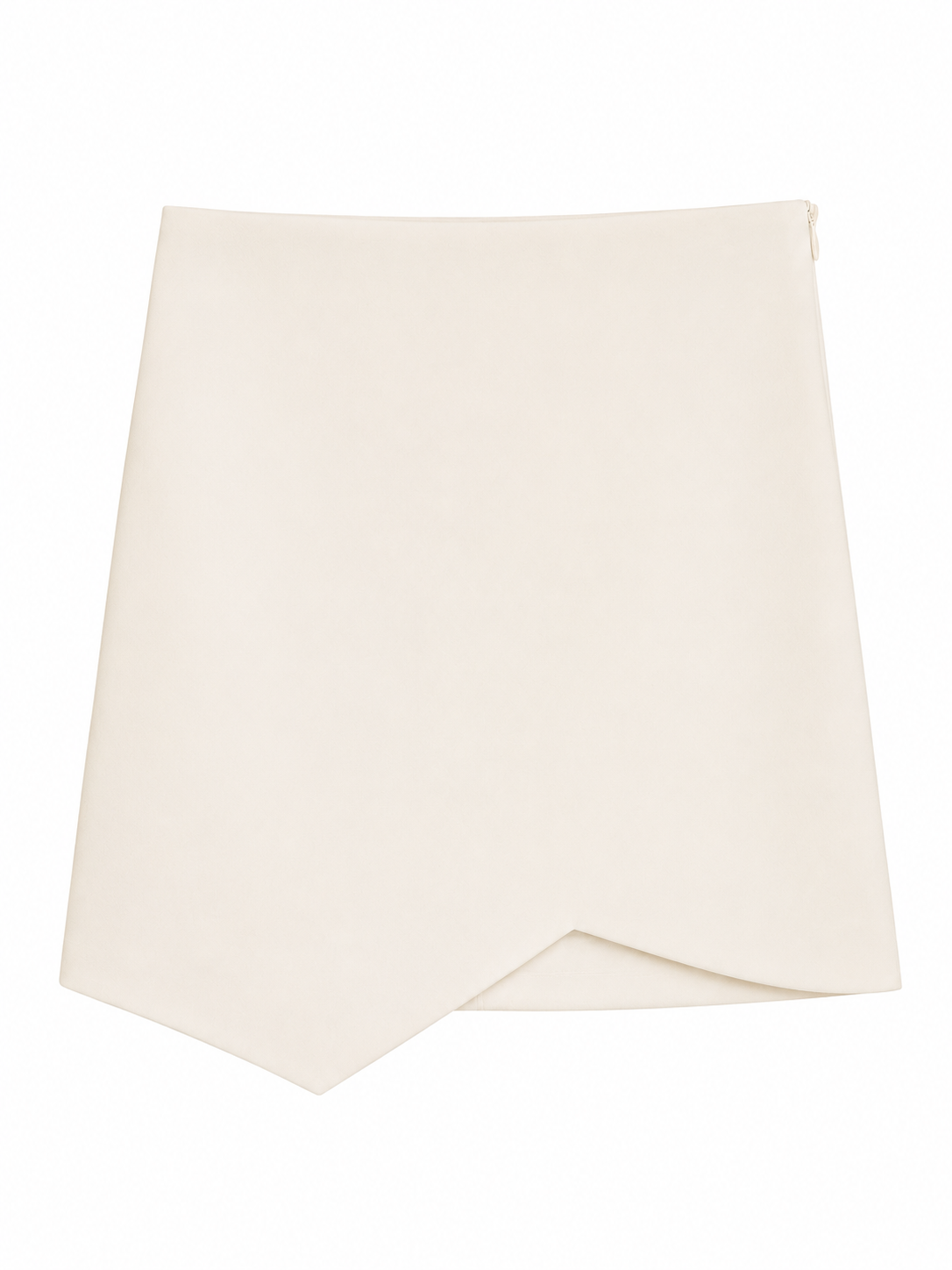 Falda Zara T.XS Blanco