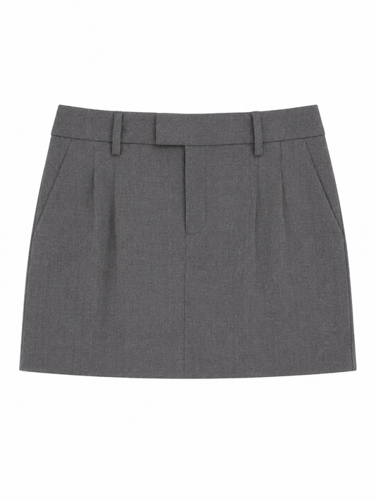 Falda Bershka T.M Gris