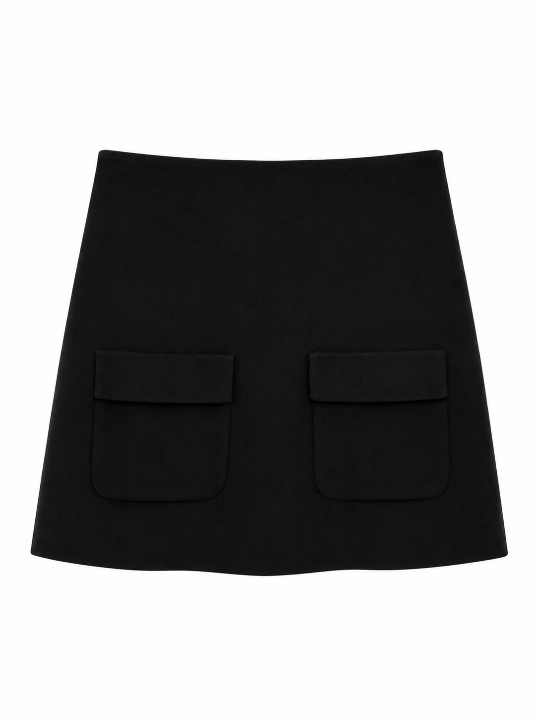 Falda Zara T.XS Negro