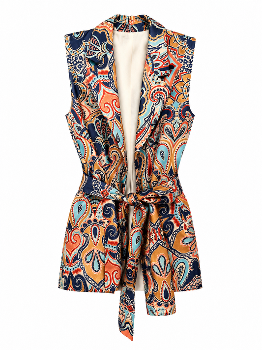 Chaleco Zara T.XS Estampado