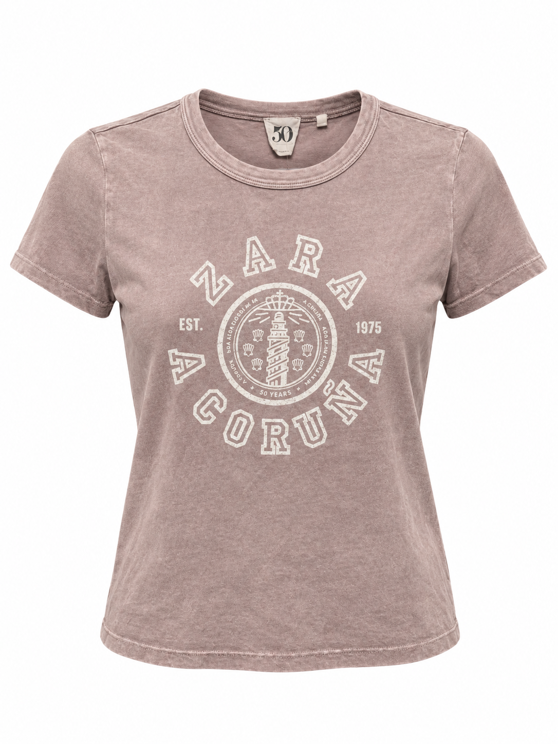 Camiseta Zara T.M Rosa