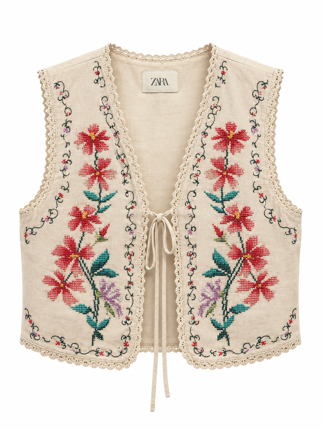 Chaleco Zara T.S Estampado