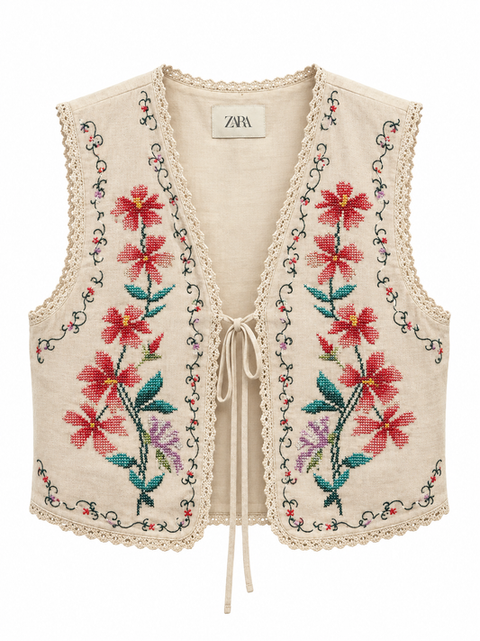 Chaleco Zara T.S Estampado