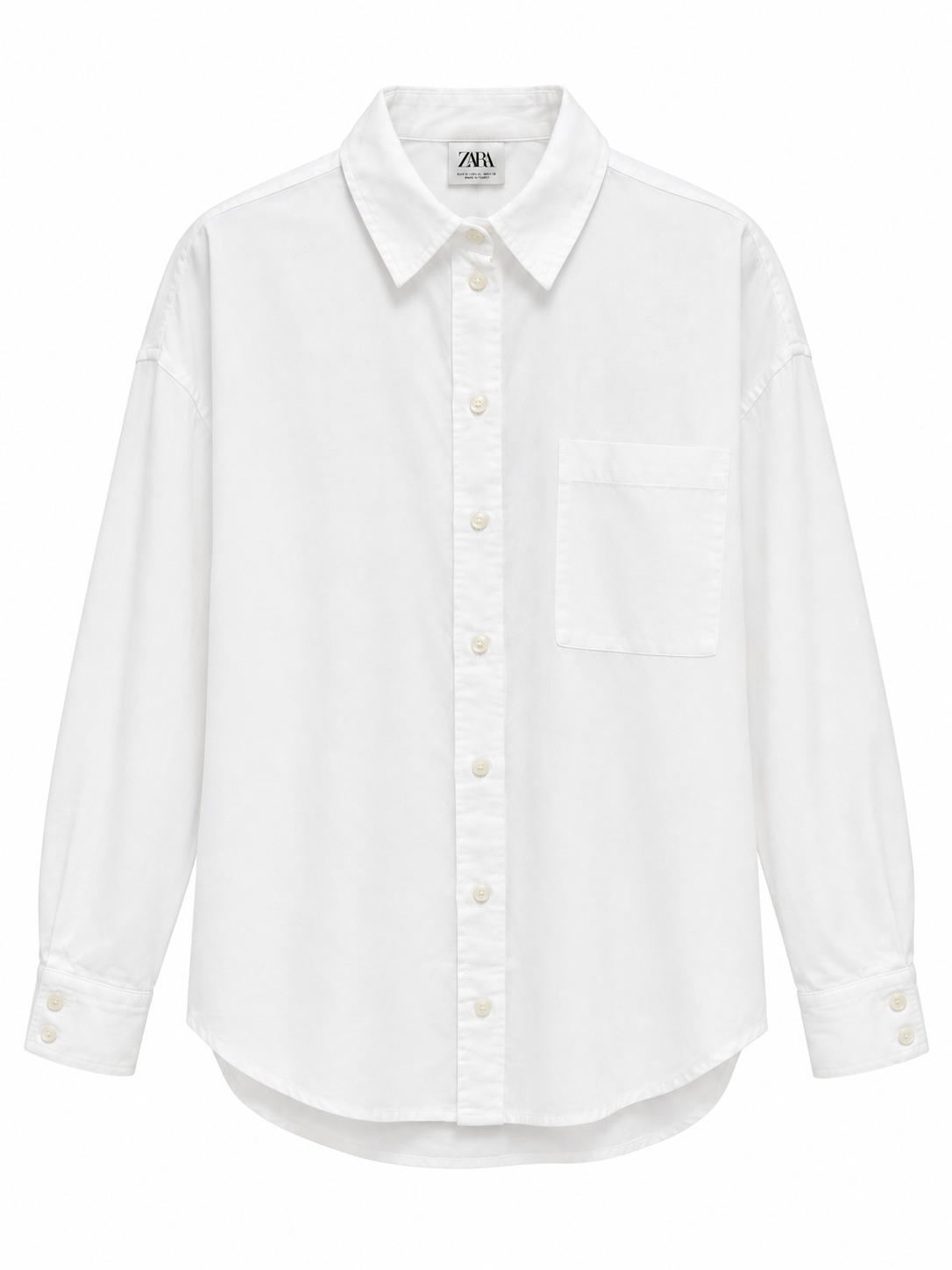 Camisa Zara T.XS Blanco