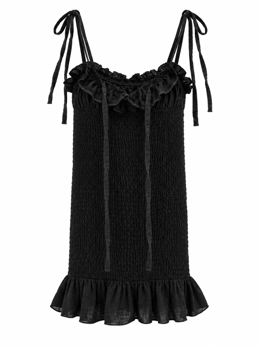 Vestido Pull & Bear T.m Negro
