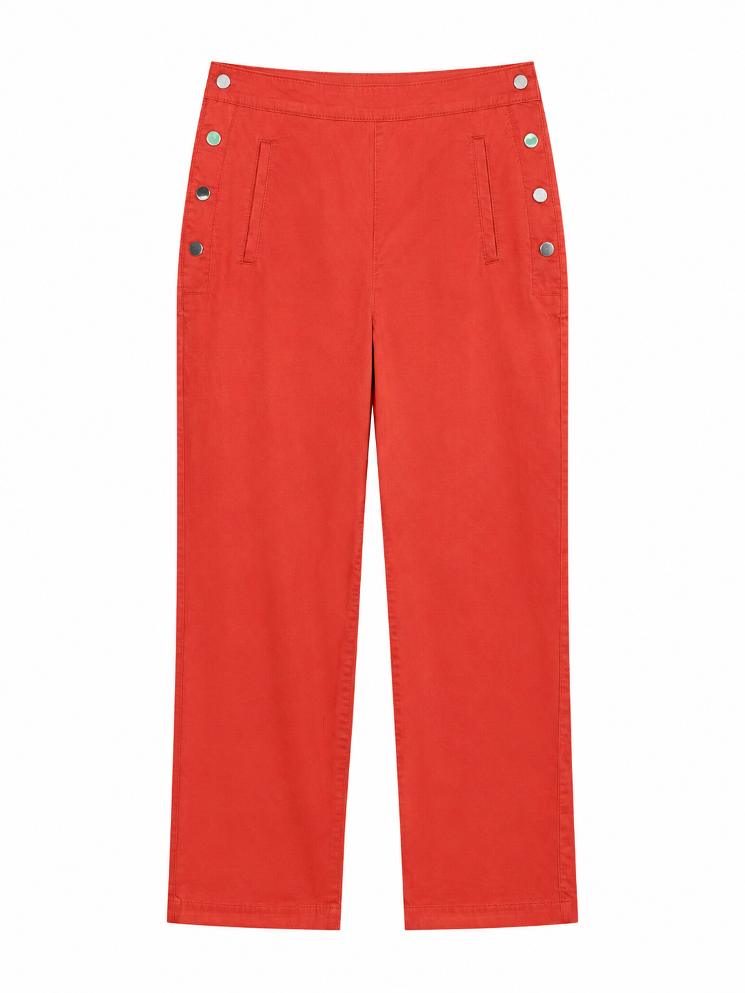Pantalon Massimo Dutti T.36 Naranja