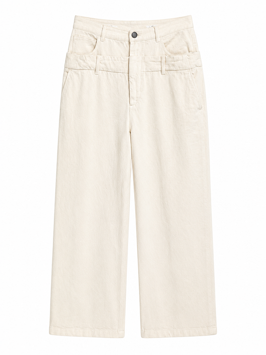 Pantalon Zara T.S Blanco custom