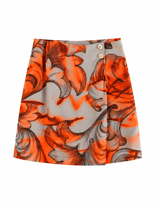 Falda Versace Naranja