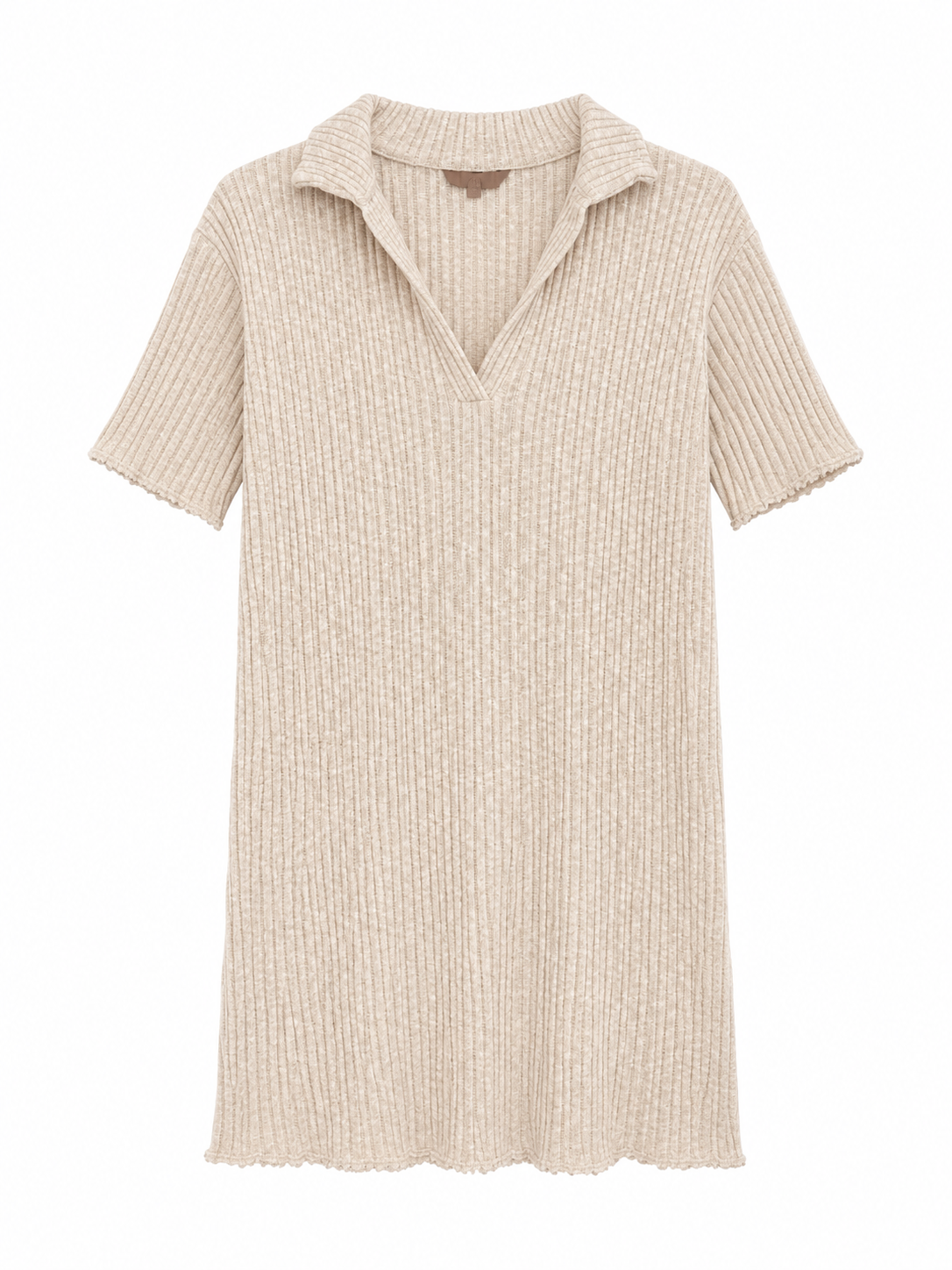 Vestido H&M T.XS Beige