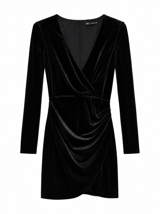Vestido Zara T.XS Negro