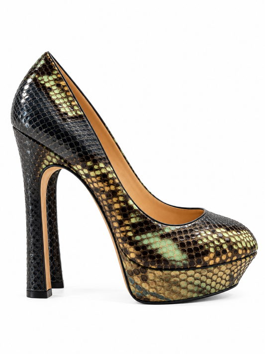 Zapato Yves Saint Laurent Serpiente