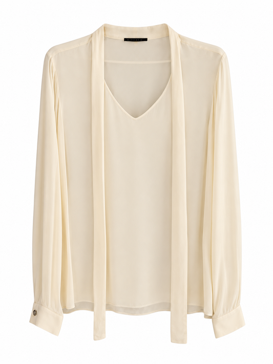 Camisa Elie Tahari Blanca