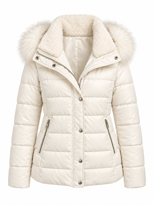 Chaqueta abrigada Primark T.m Blanca