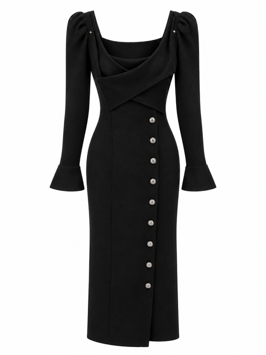 Vestido Sin Marca T.U Negro