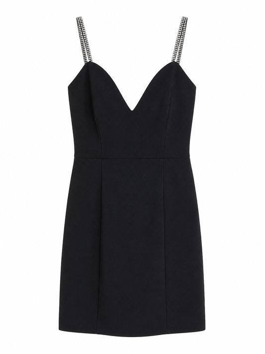 Vestido H&M T.38 Negro